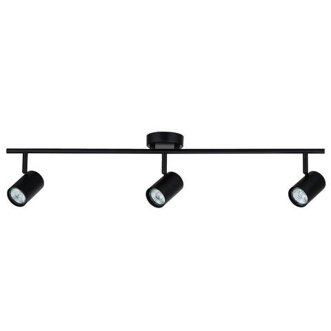 Verve Design Gabriella Black 3 Head Adjustable GU10 Spotlight - Hardwired Indoor (SL2210BLK)