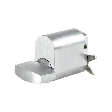 Rolltrak Commercial Security Oval Turnsnib Lock, Satin Chrome 6-Pin