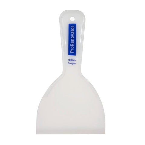 Pro Renovator 100mm Plastic Scraper - Smooth Finish - Paint Removal - SuperSaverAU - view 1