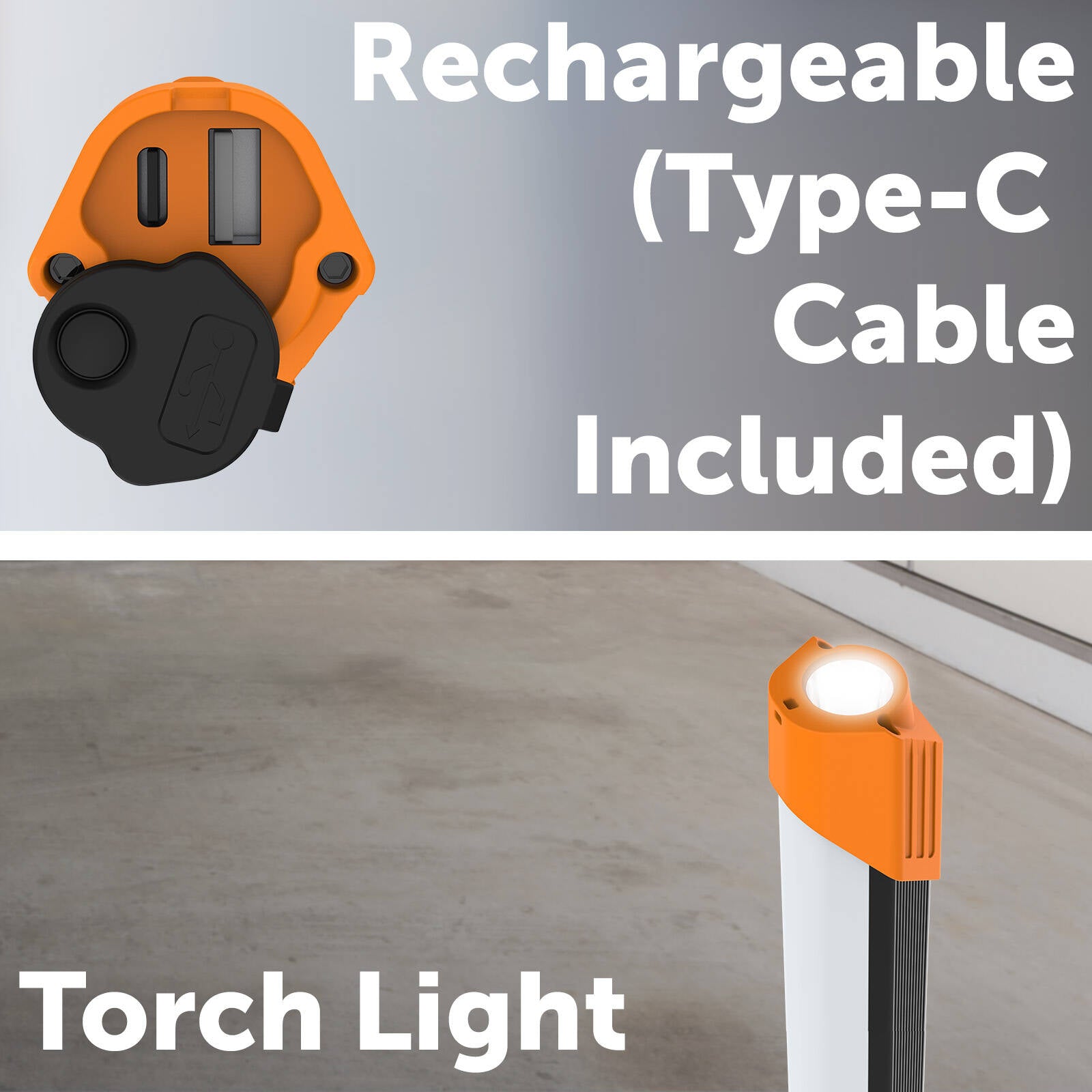 Arlec 1200lm LED Rechargeable Inspection Light, Weather Resistant IP54 AWL2312