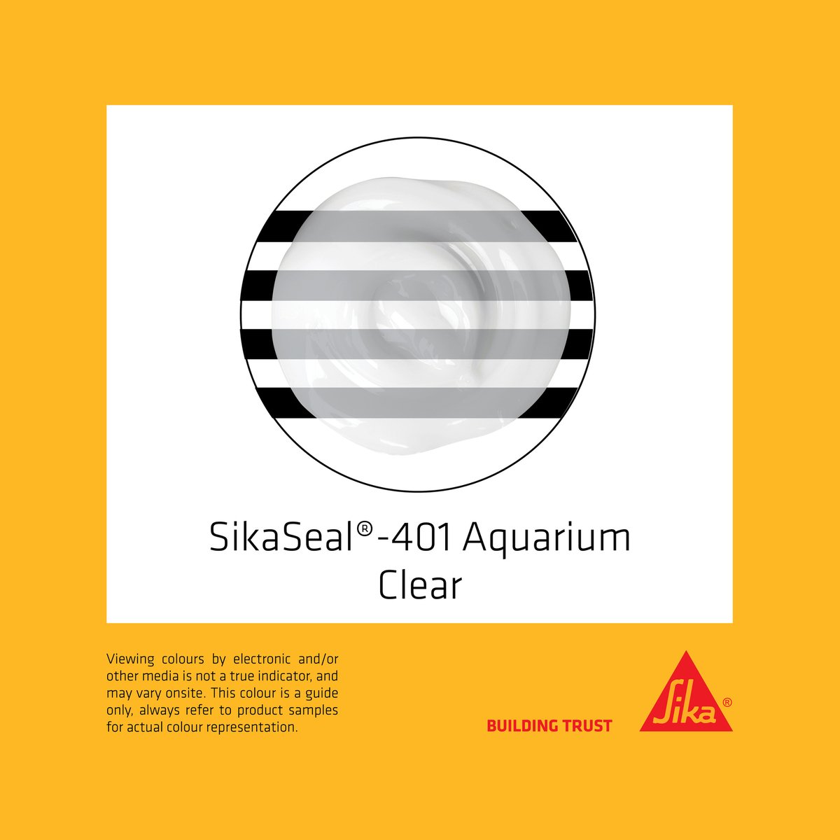 Sika SikaSeal Aquarium Silicone Sealant Transparent 75g