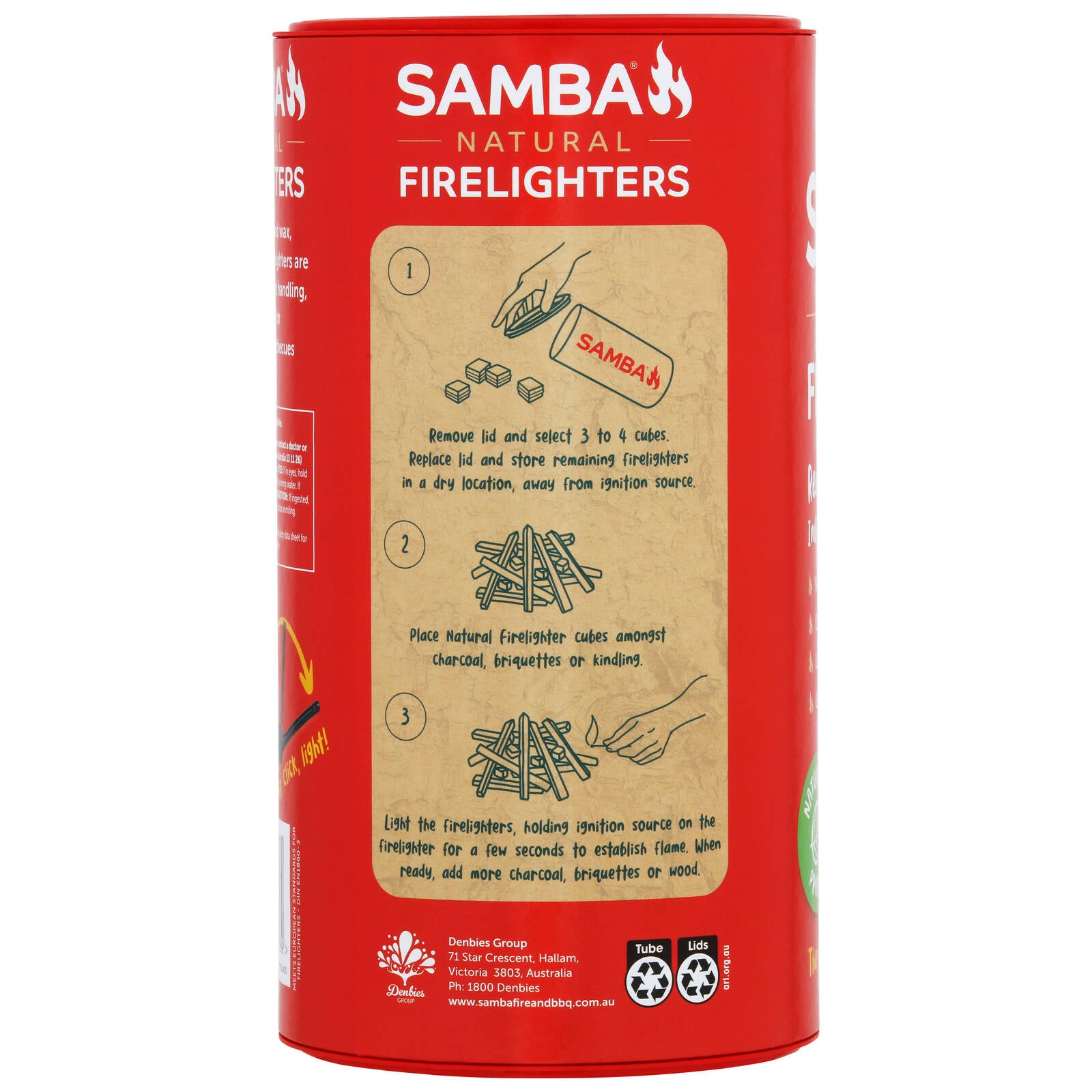 Samba Natural Firelighters 100 Pack