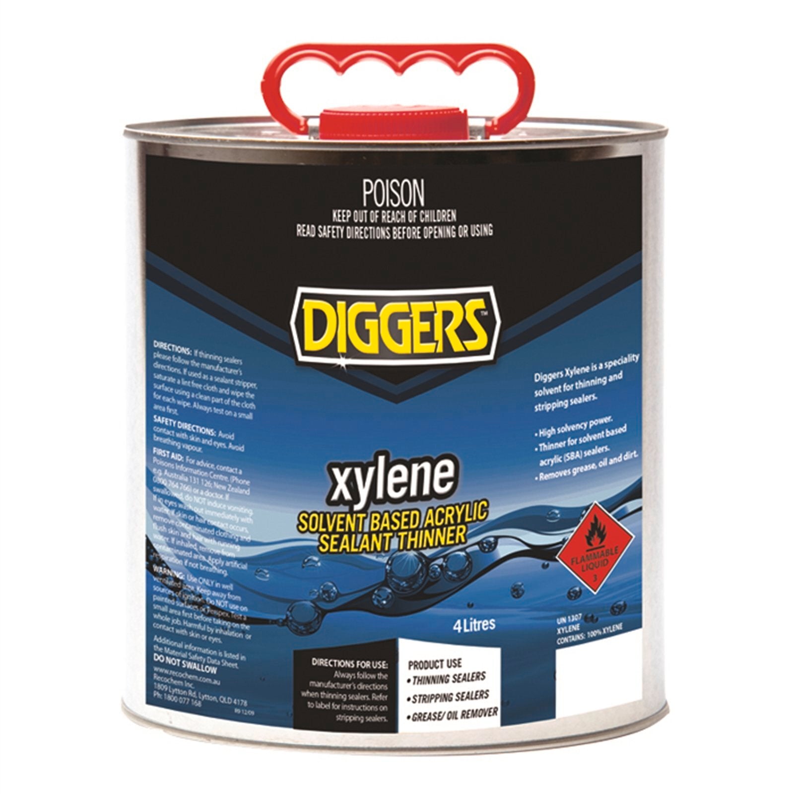 Diggers 4L Xylene Thinner