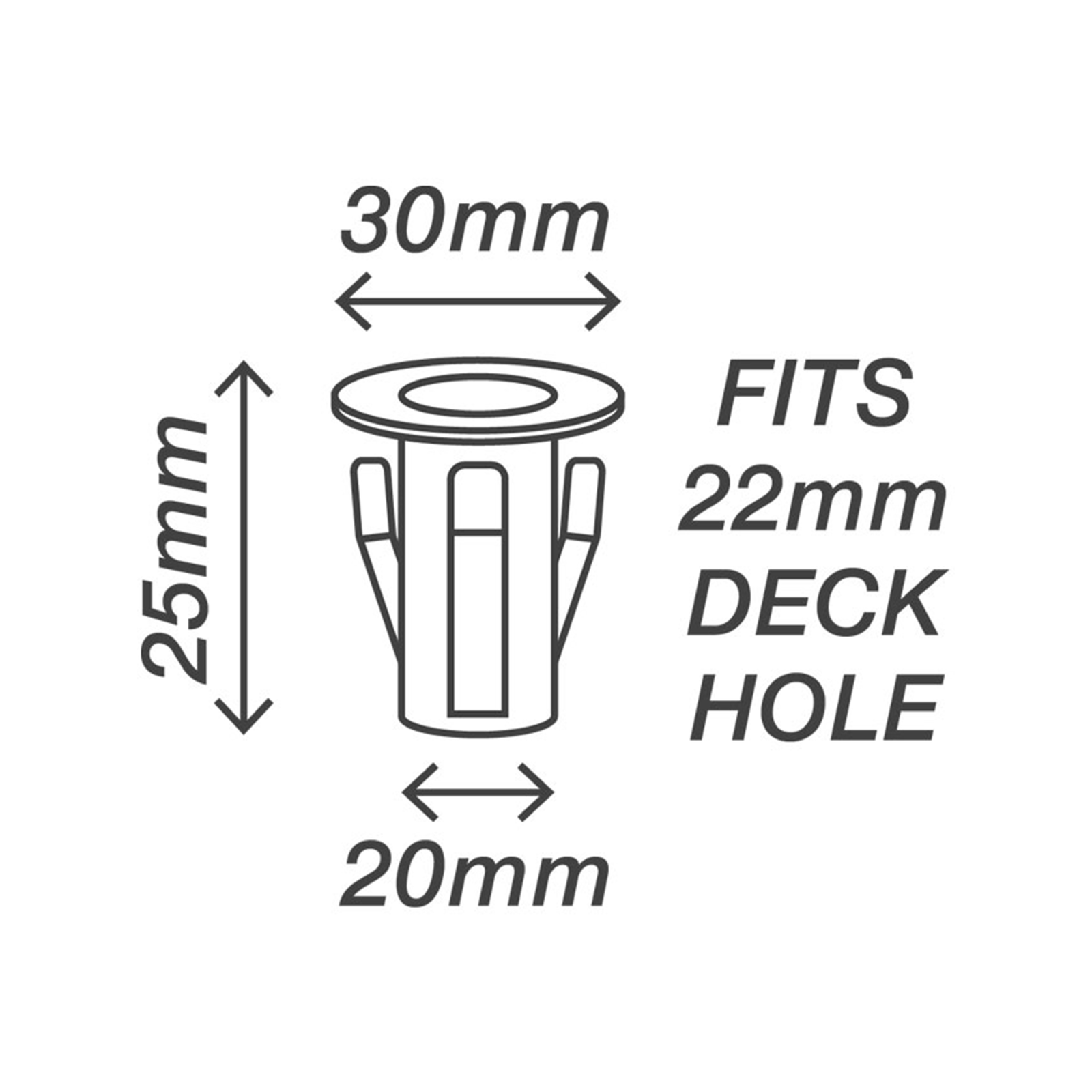 Holman 30mm RGB Stainless Steel Deck Light 0.3W 12V Waterproof DLRGB30