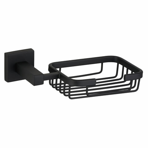 Mondella Rococo Matte Black Soap Basket 185 x 50 x 110mm