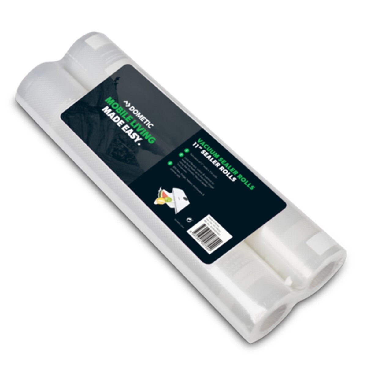 Dometic 11 inch vacuum sealer rolls - twin pack, 20cm x 3m, indoor and outdoor use - VS-11ROLL