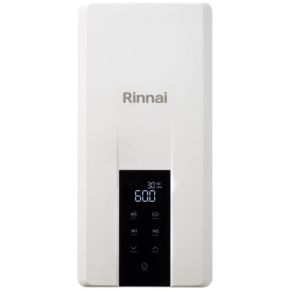 Rinnai Efinity 14kW electric continuous flow hot water heater - 60°C maximum, touch screen - ECF14I60