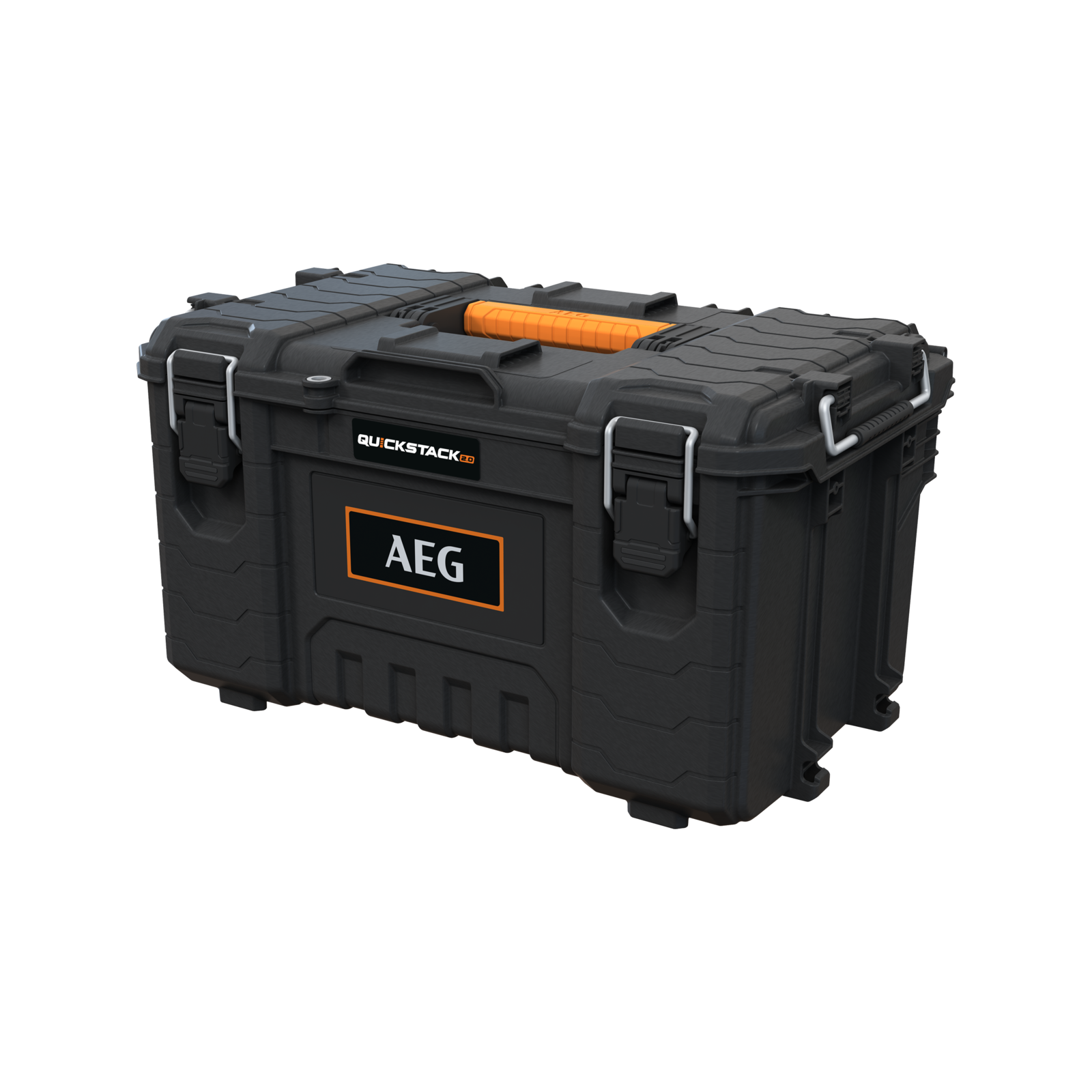 AEG Quickstack 2.0 Medium Toolbox, Modular Stackable Storage