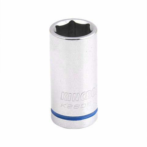 Kincrome 8mm 1/4" Drive Socket, 6 Point Chrome Vanadium Mirror Polish