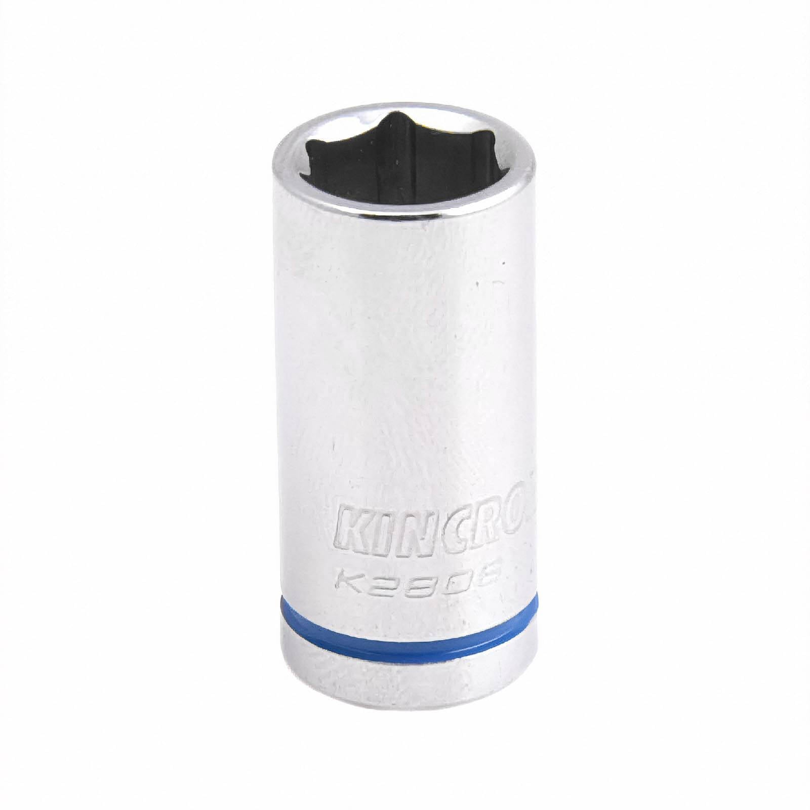 Kincrome 8mm 1/4" Drive Socket, 6 Point Chrome Vanadium Mirror Polish