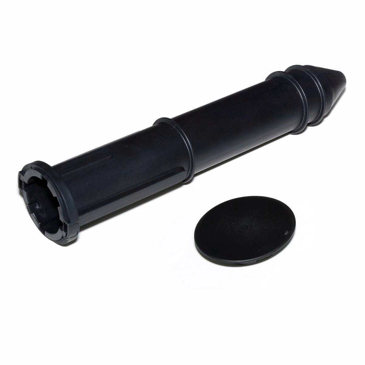 Daytek Rotary Clothesline Ground Socket - Plastic - Easy Installation - Black - SuperSaverAU - view 1