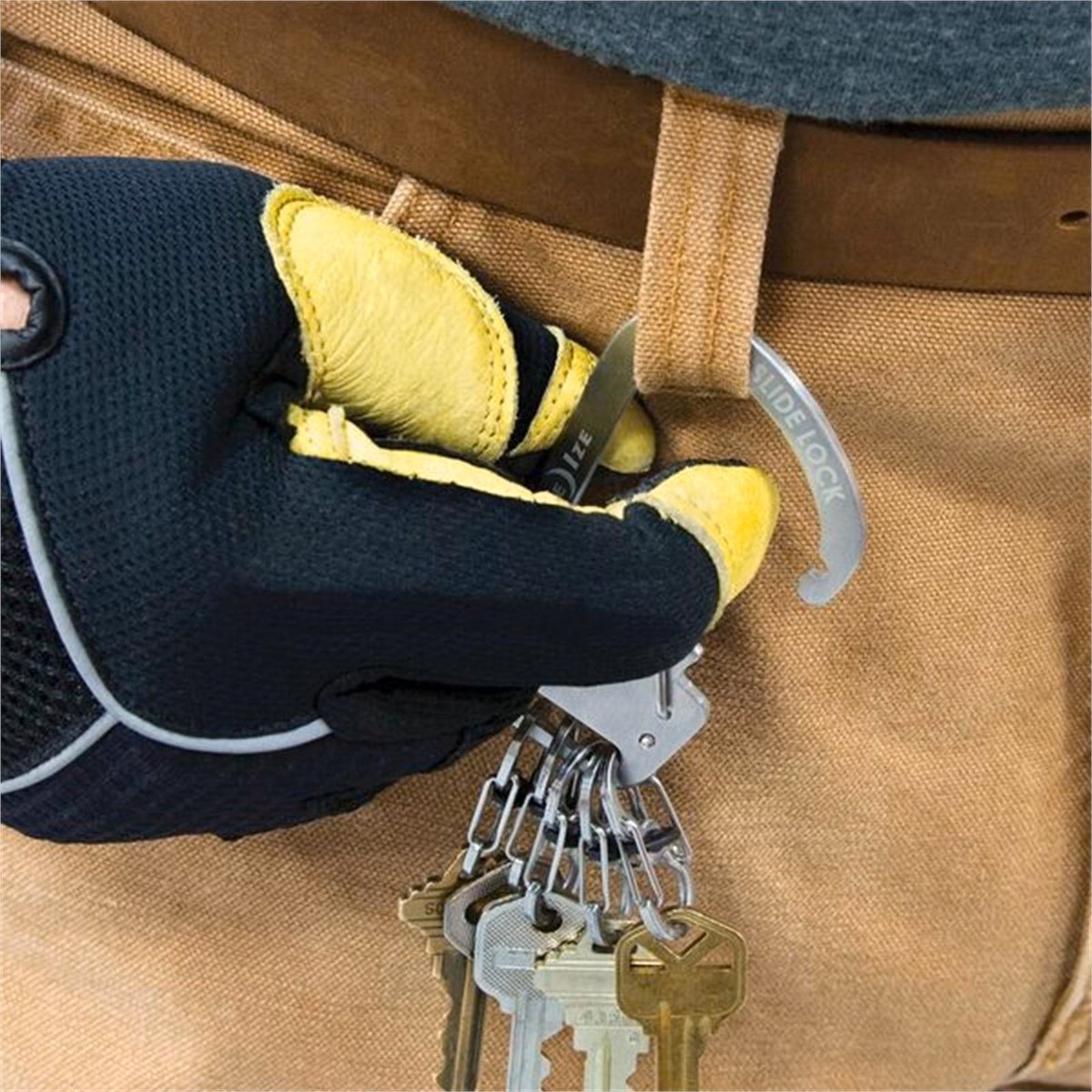 Nite Ize Slide Lock Keyrack 110mm Stainless Steel Durable Design - SuperSaverAU - view 3