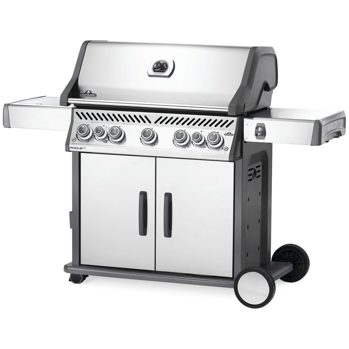 Napoleon Rogue SE 625 Natural Gas 5 Burner BBQ - Stainless Steel - Infrared Side Burner - RSE625RSIBNSS-1-AU