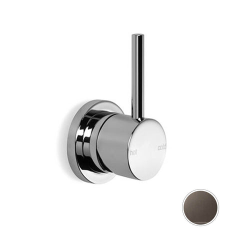 Brodware City Stik Wall Mixer - Bronze Finish - Brass Construction - 80mm High, 60mm Wide - 1994800061