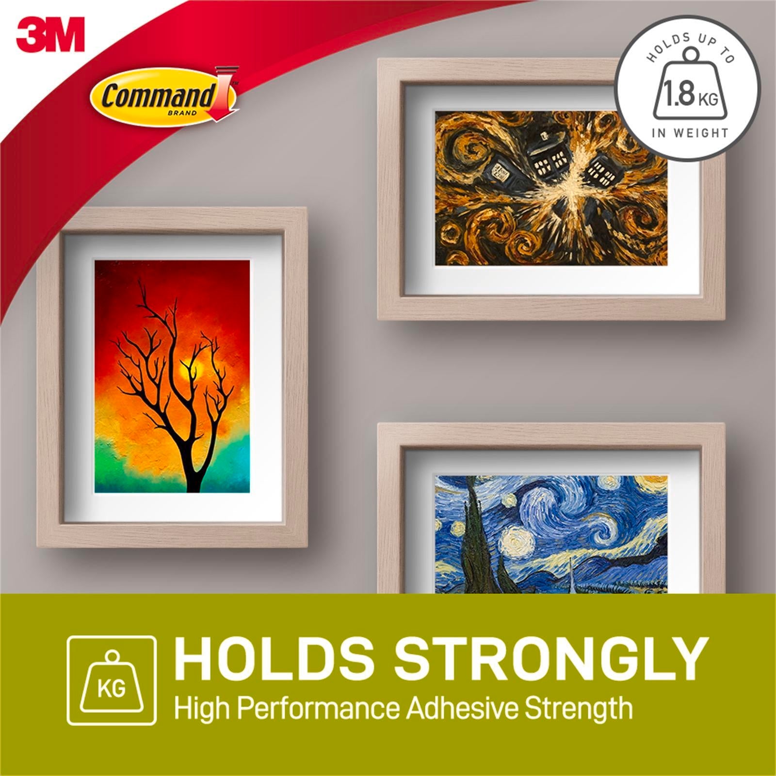 Command White Adhesive Sawtooth Picture Hanger - 3 Pack