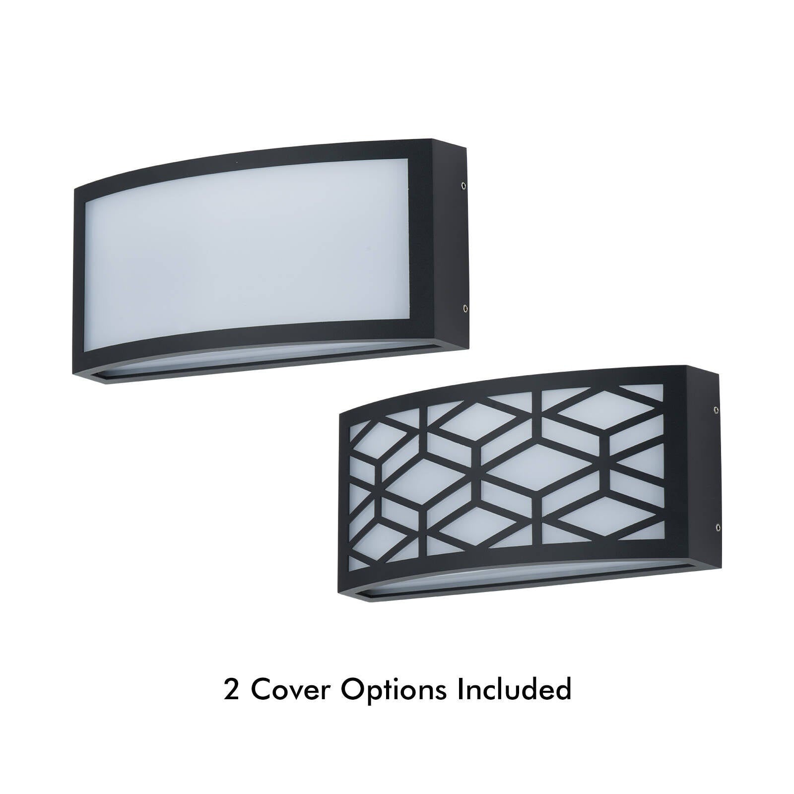 Arlec Black Burly LED Bunker Light, Diecast Aluminium Weather Resistant Hardwired Outdoor ABL5851