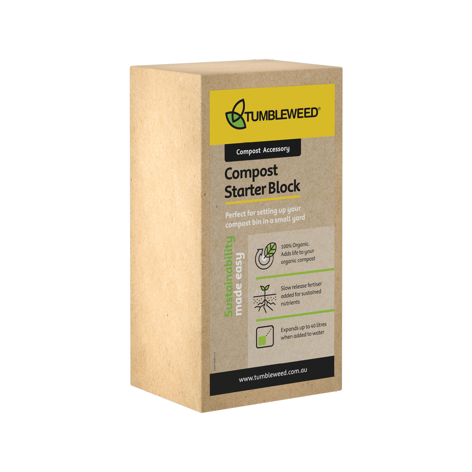 Tumbleweed 280mm Compost Starter Block