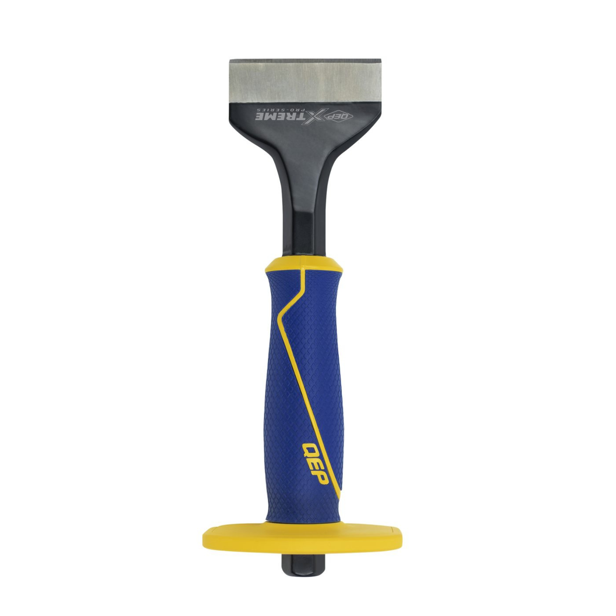 QEP Xtreme Heavy Duty Chisel, 75mm Wide Blade, Non-Slip Grip for Adhesive and Debris Removal