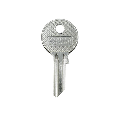 EHI YA8 Silver Blank Key, Nickel Plated Brass