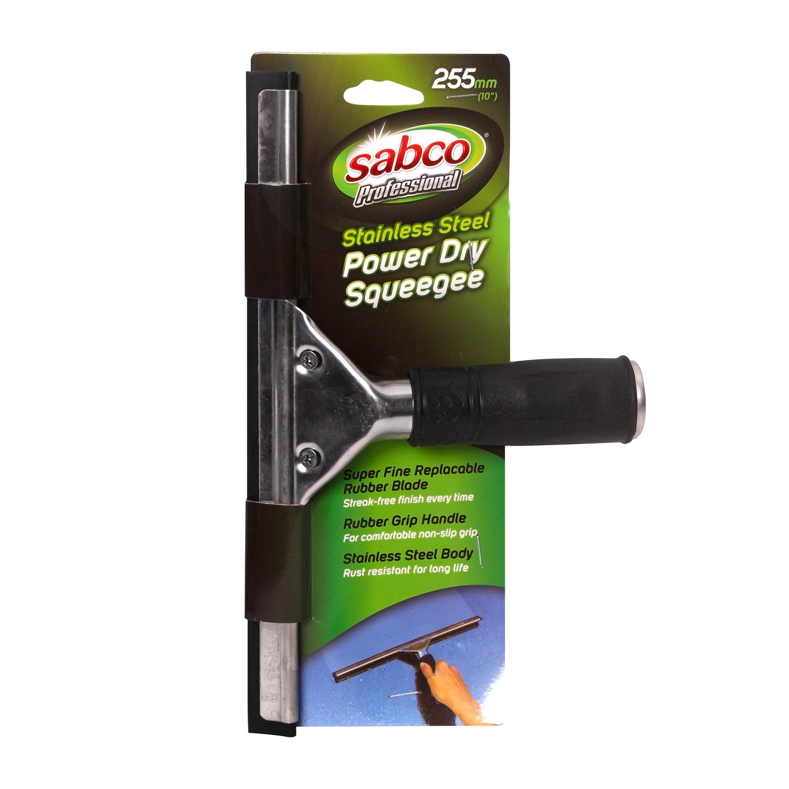 Sabco Professional 355mm Stainless Steel Window Squeegee