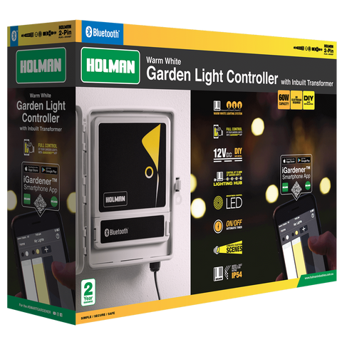 Holman Bluetooth Garden Light Controller - 60W - Durable - Easy Install - SuperSaverAU - view 1
