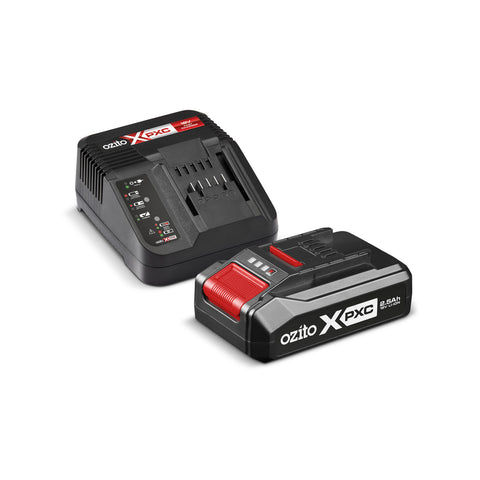 Ozito PXC 18V 2.5Ah Battery and Charger Kit PXBC-25B, Power X Change