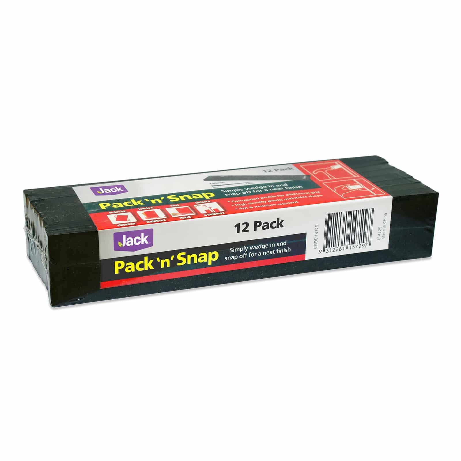 Jack Pack'n'Snap Packing Wedges - 12 Pack