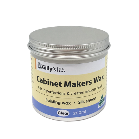 Gilly Cabinet Makers Wax - 200ml - Beeswax - Fills Cracks and Defects - SuperSaverAU - view 1