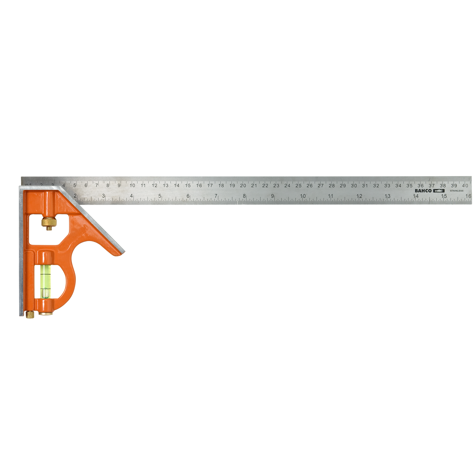 Bahco 400mm Sliding Combination Square with Metal Scriber Metric and Imperial