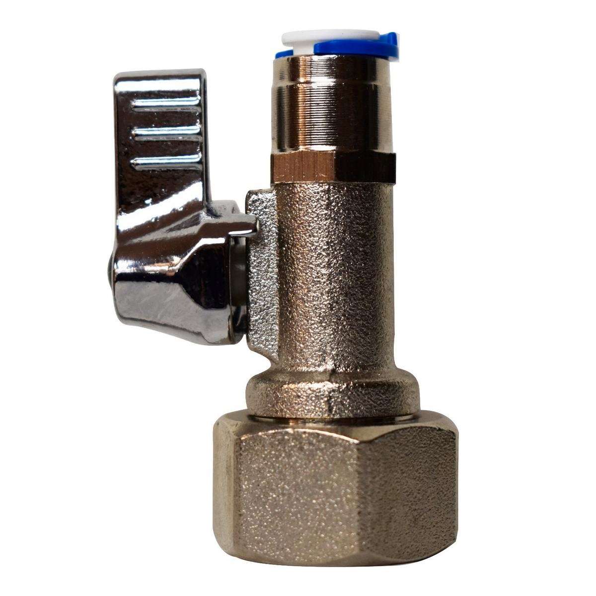 Stefani Mains Connection Shut Off Valve - 1/2in - Brass - Easy Use - SuperSaverAU - view 1