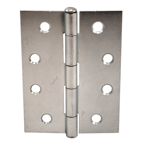 Lane 100 x 75 x 1.6mm Zinc Plated Loose Pin Butt Hinge - Steel, Indoor