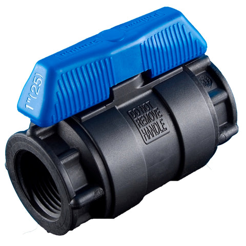 Philmac 3/4" (20mm) FI x FI Ball Valve - Polypropylene, Potable Water