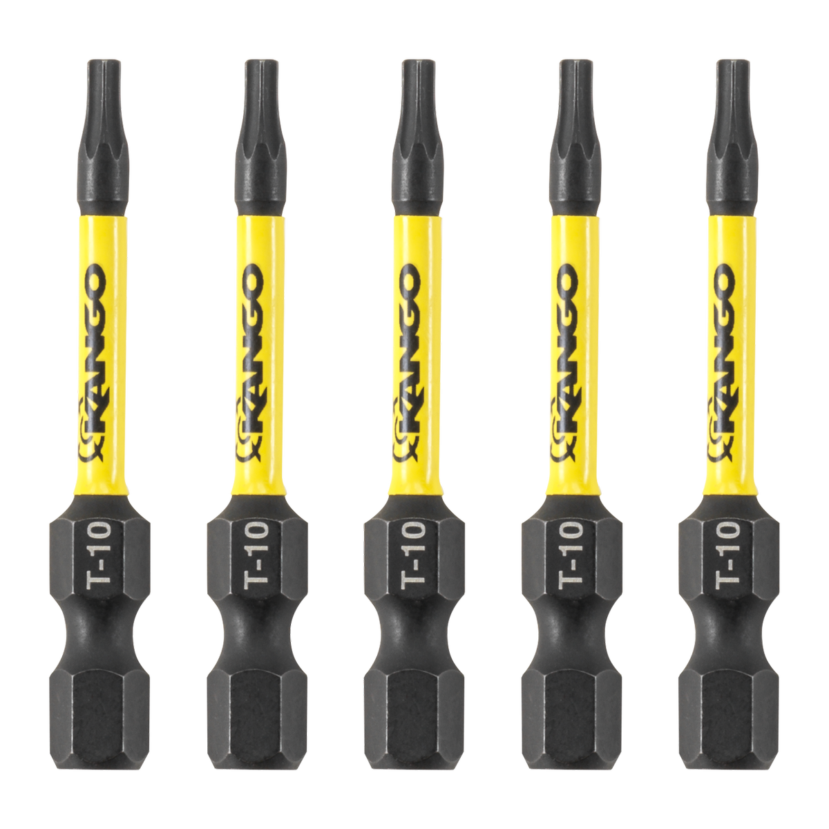 Kango 50mm TX10 Hypertorque Impact Driver Bit 5 Pack KYIDBTX105052