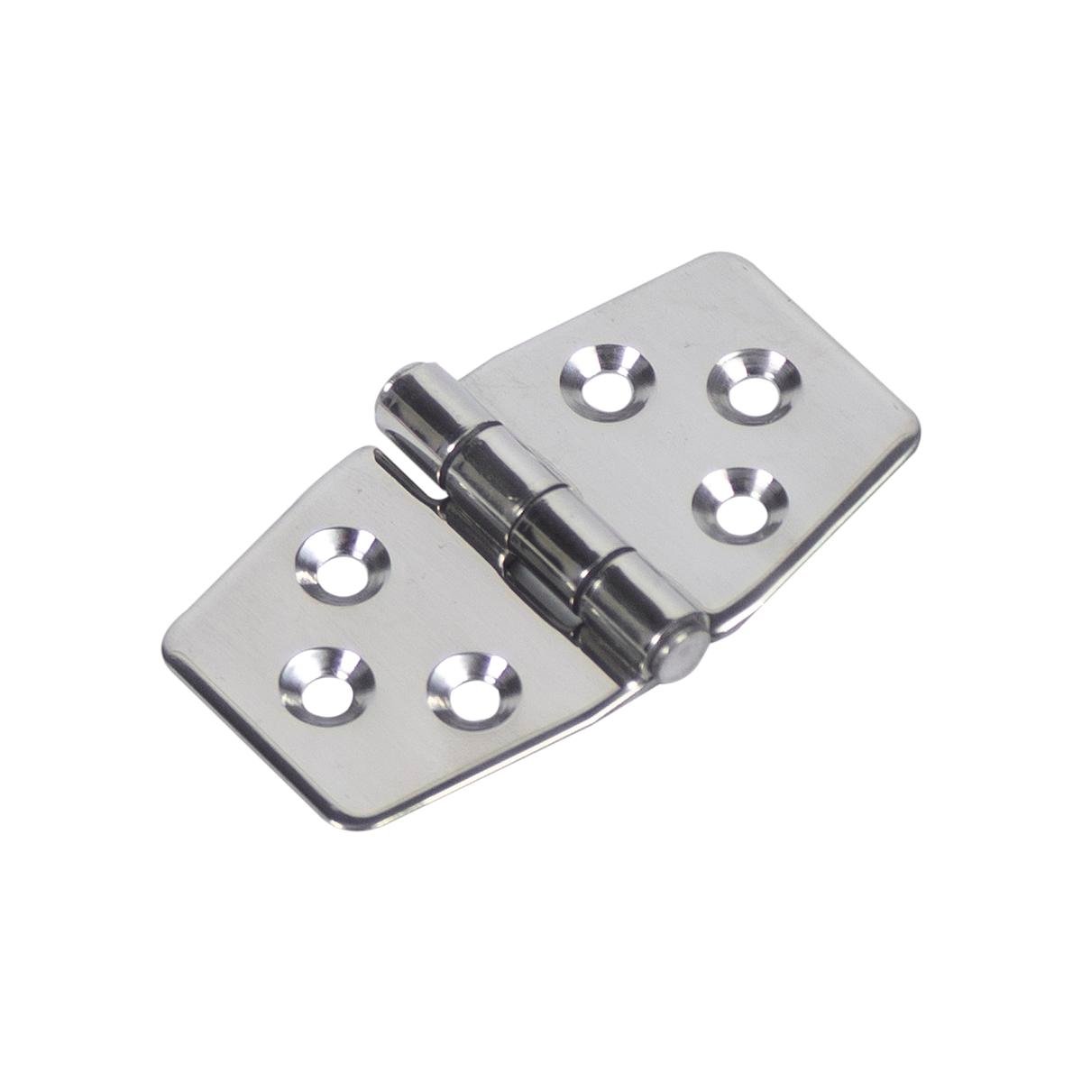 Goliath Stainless Steel Hinge - 40mm x 76mm - Polished Finish - Corrosion Resistant - SuperSaverAU - view 1