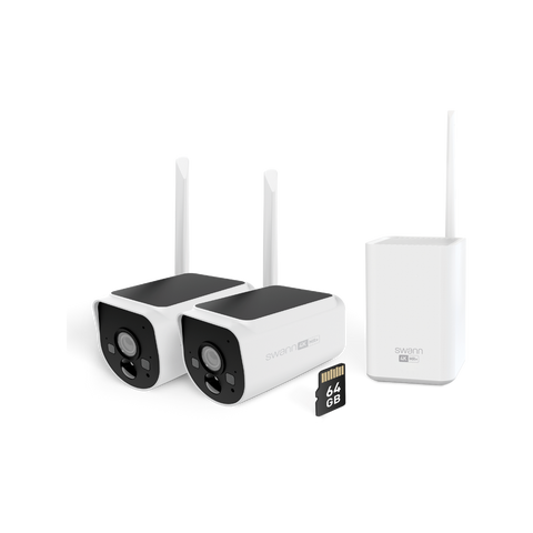 Swann Maxranger 4K Solar Wireless Security System 2 Pack - 64GB - 4K Video - Motion Detection - SuperSaverAU - view 1