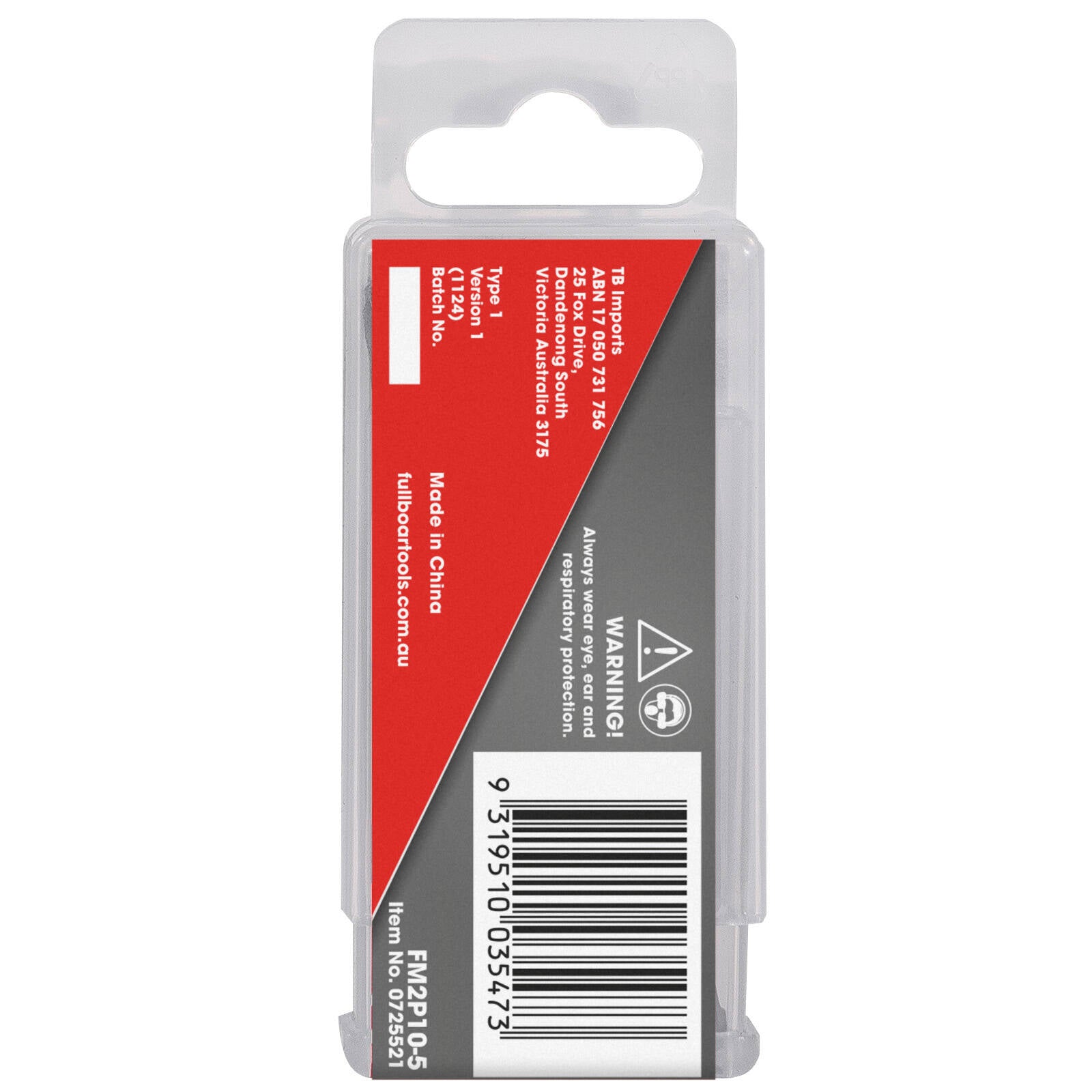 Full Boar 5mm M2 HSS Drill Bit 10 Pack for Metal Wood Plastic