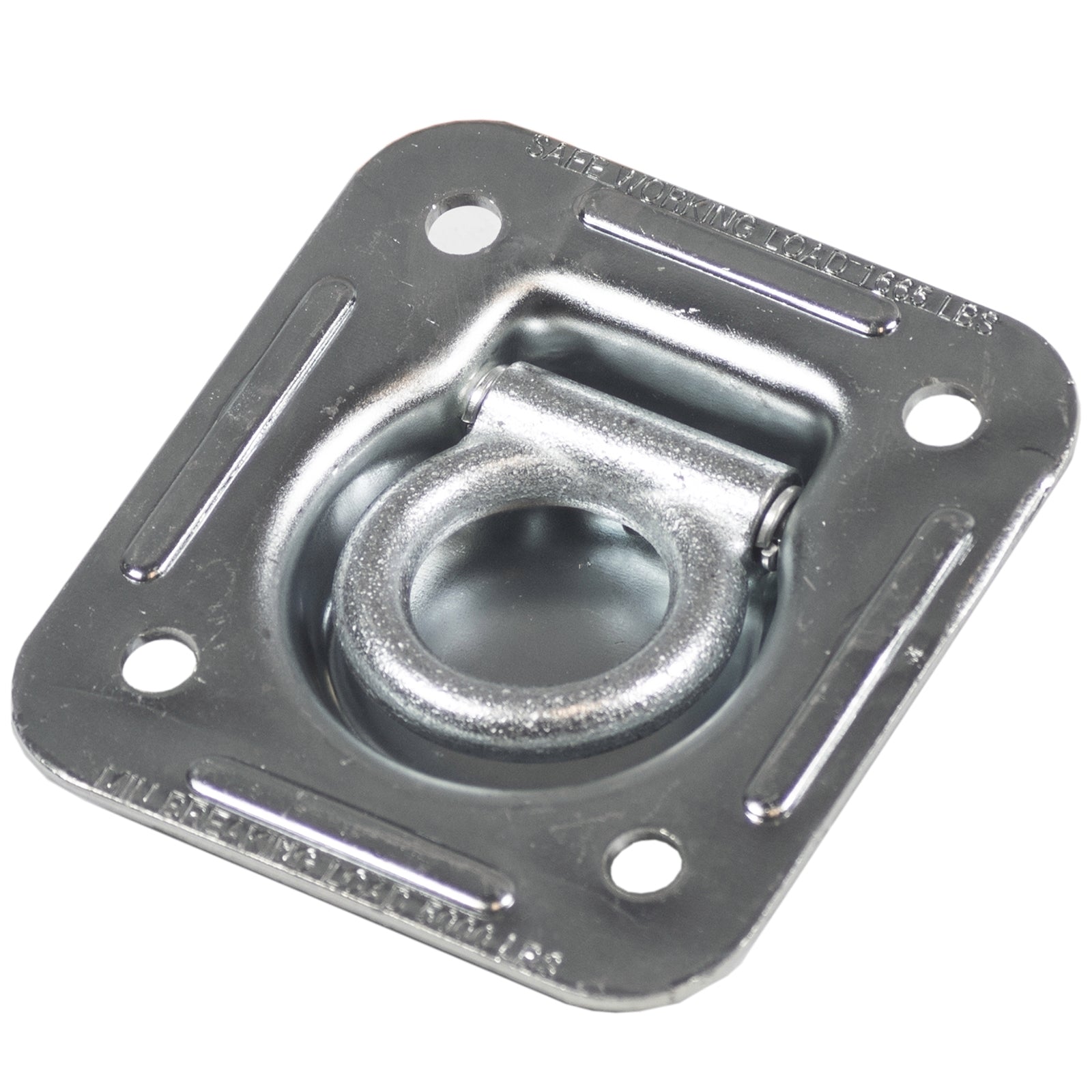 Goliath Heavy Duty Lashing Ring Fastener 115mm, Zinc Plated Galvanised Steel
