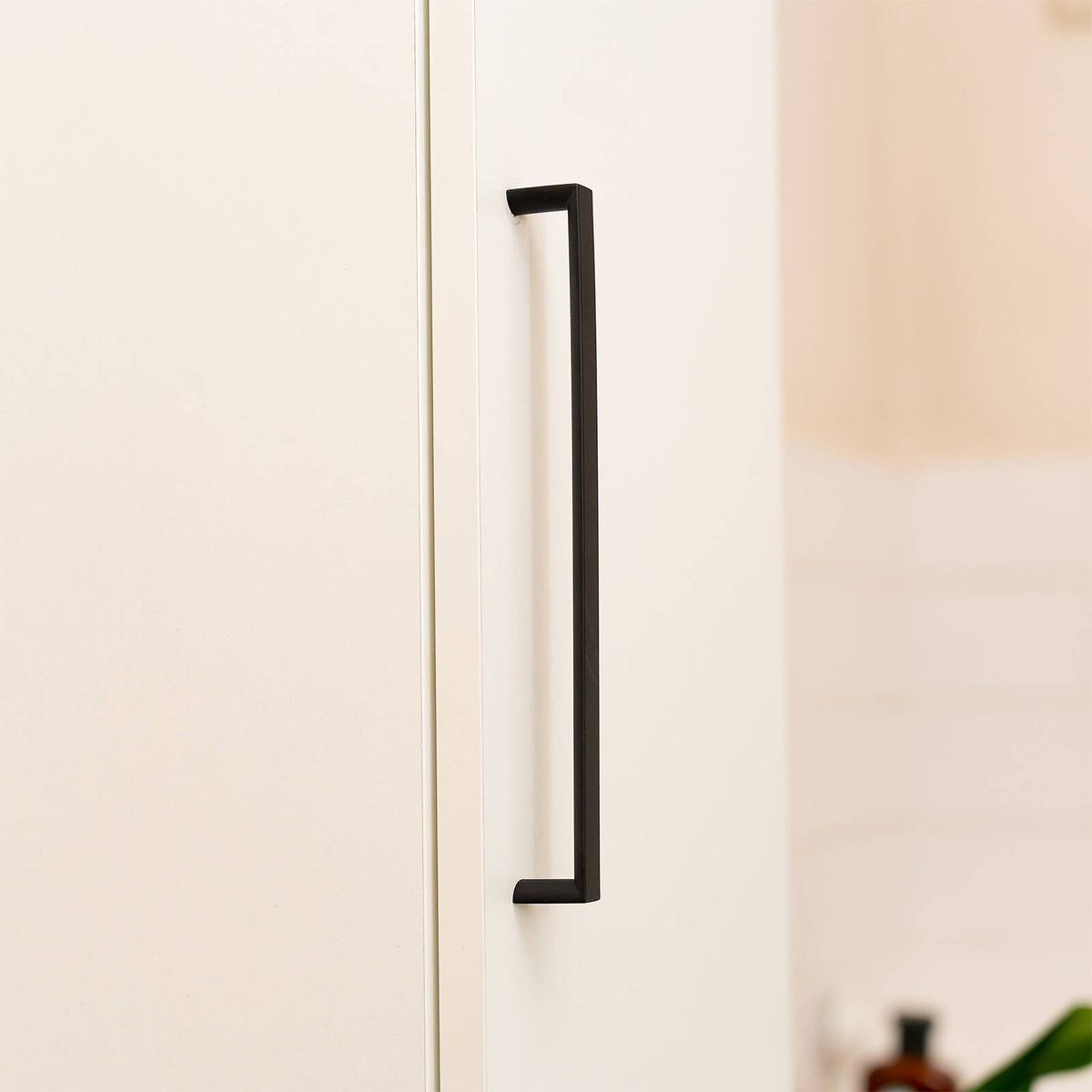 Taskmaster 224mm Matte Black Half Round Cabinet Handle Steel Drawer Pull