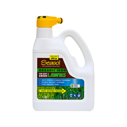 Seasol Organic Iron 1.2L - Liquid Solution for Deep Green Lawns - SuperSaverAU - view 1