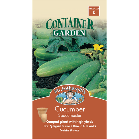 Mr Fothergill Spacemaster Cucumber Seeds 12 Weeks Compact High Yield - SuperSaverAU - view 1
