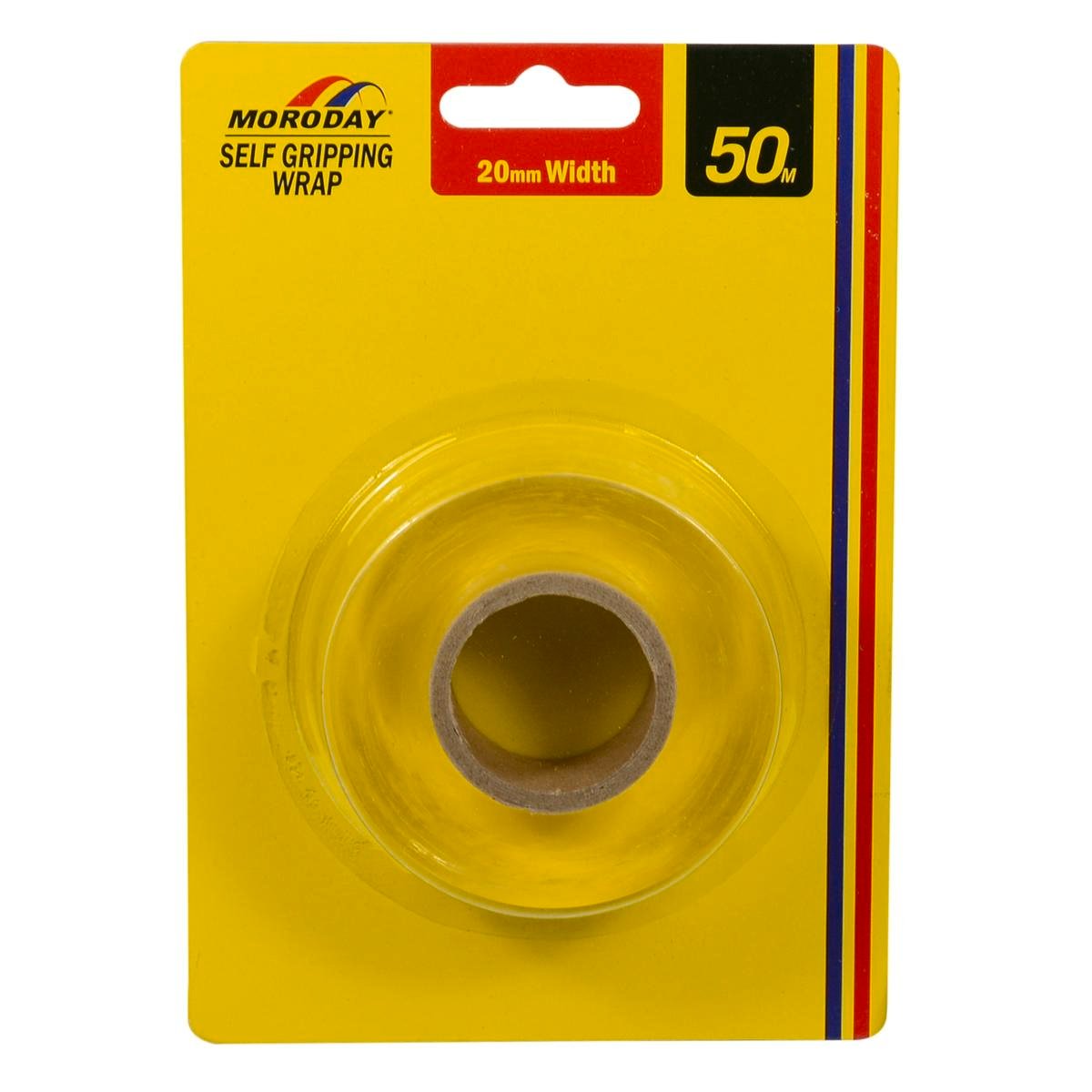 Moroday Self-Gripping Bundling Wrap, 20mm x 50m, Clear