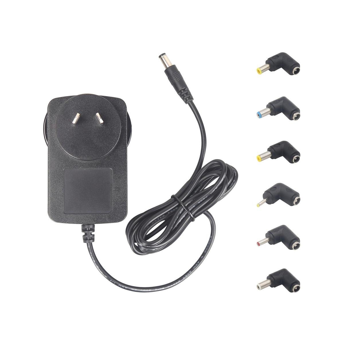 Antsig 5V 2.5A Power Supply with Plug Adaptors - Multiple Connectors - Lightweight - SuperSaverAU - view 1