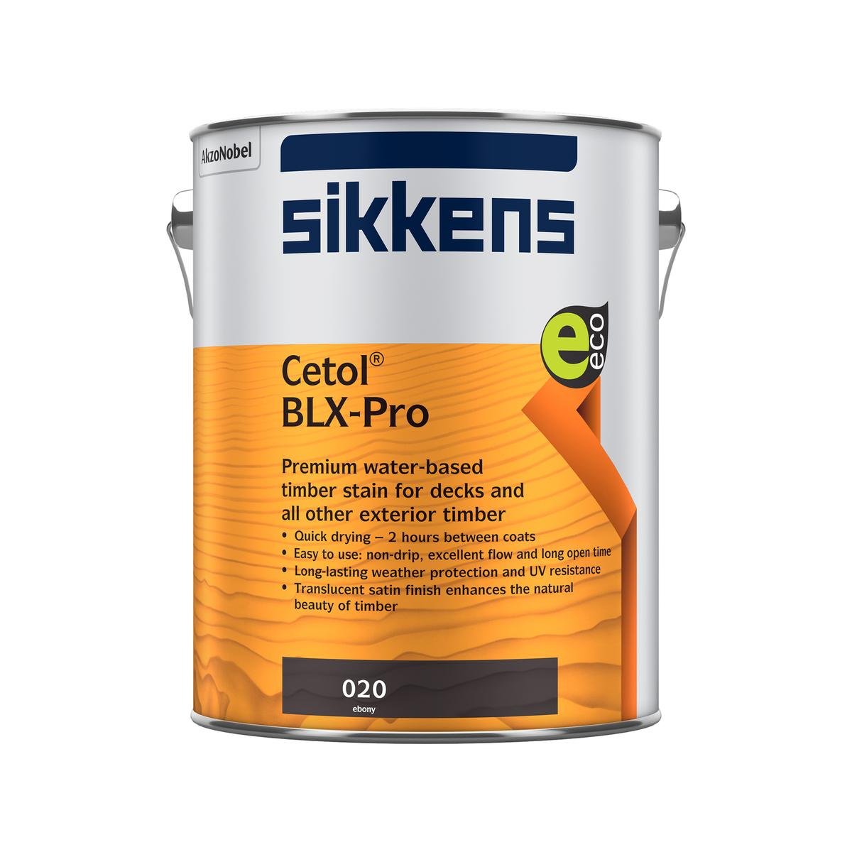 Sikkens Cetol BLX-Pro Timber Finish 5L Ebony, Water-Based UV Resistant