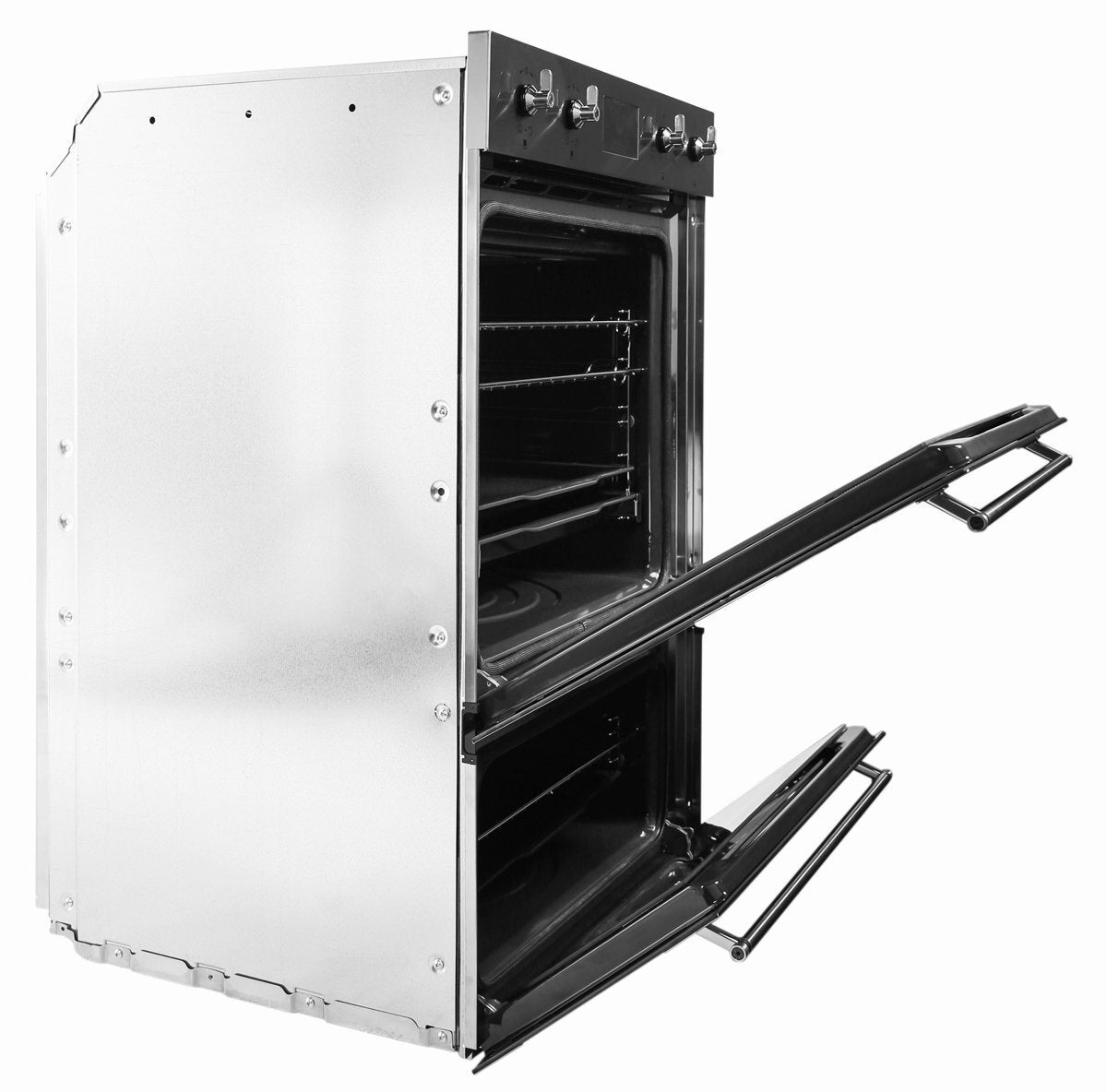 Smeg 60cm Classic Pyrolytic Built-In Double Oven - Stainless Steel, SmartSense Plus Display - DOSPA6395X