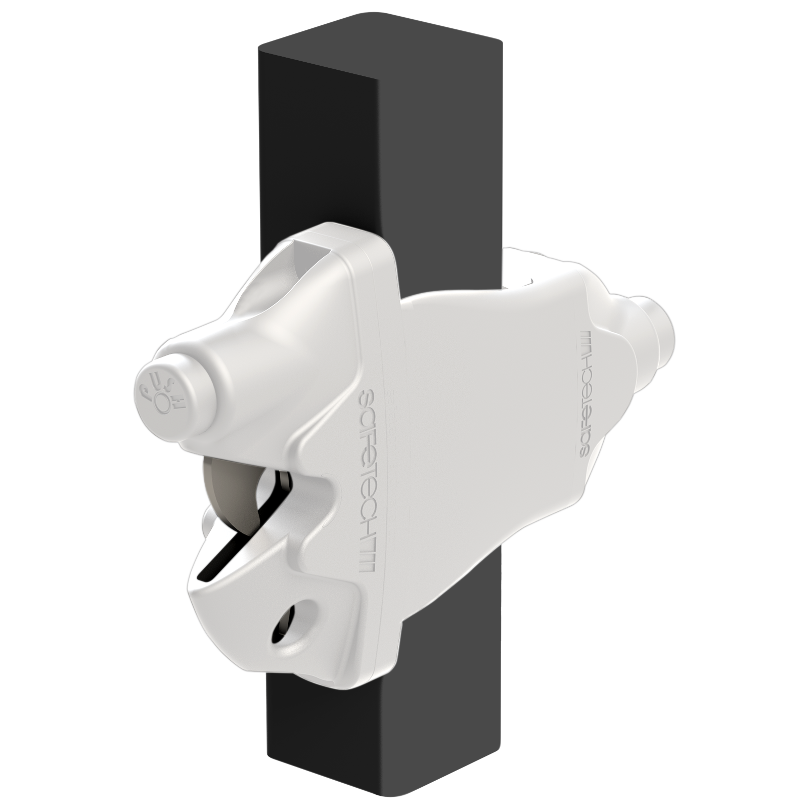 ProtectorAl G8Safe White Double Sided Gravity-X Gate Latch Polymer