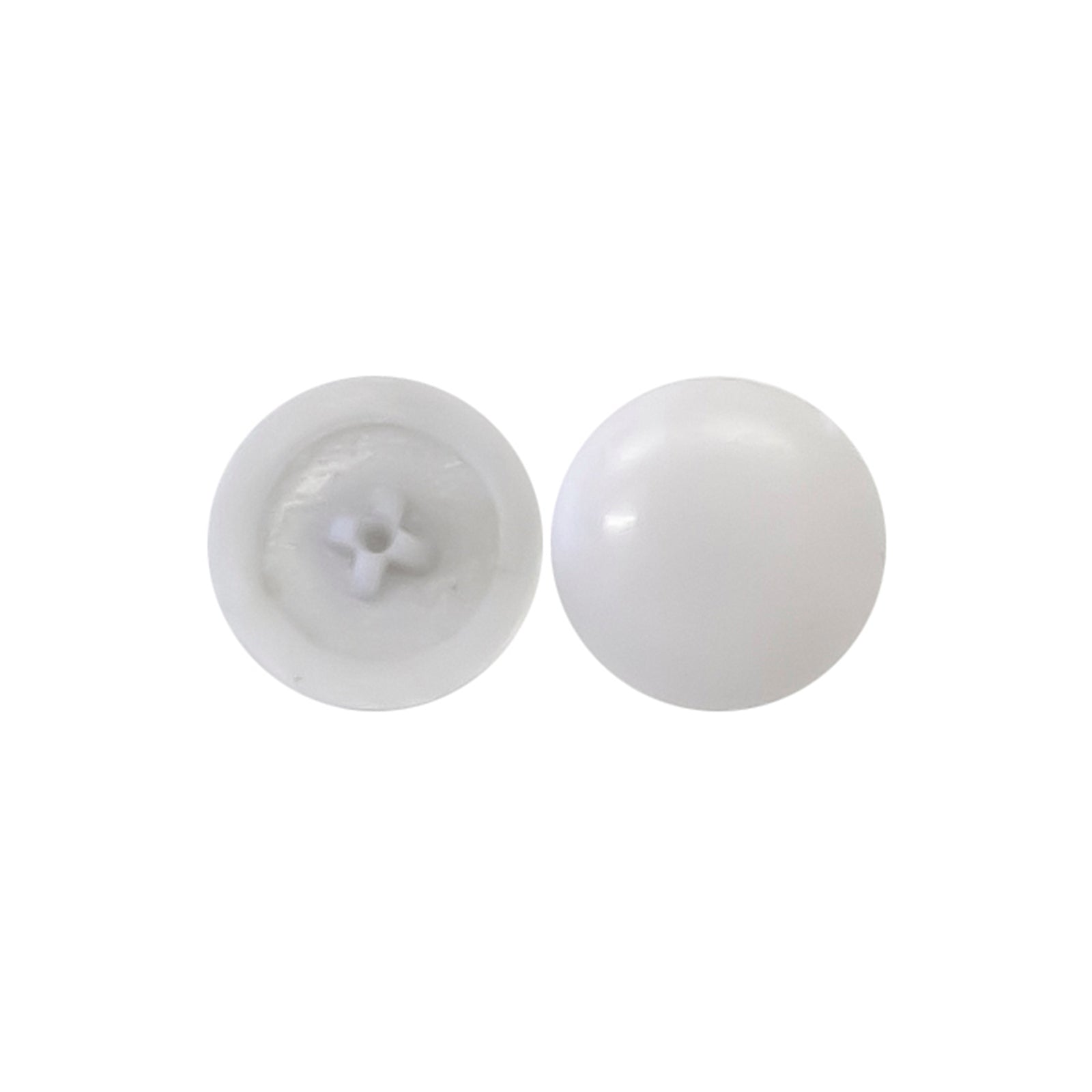Kaboodle Push On Kitchen Screw Caps White Plastic - 100 Pack