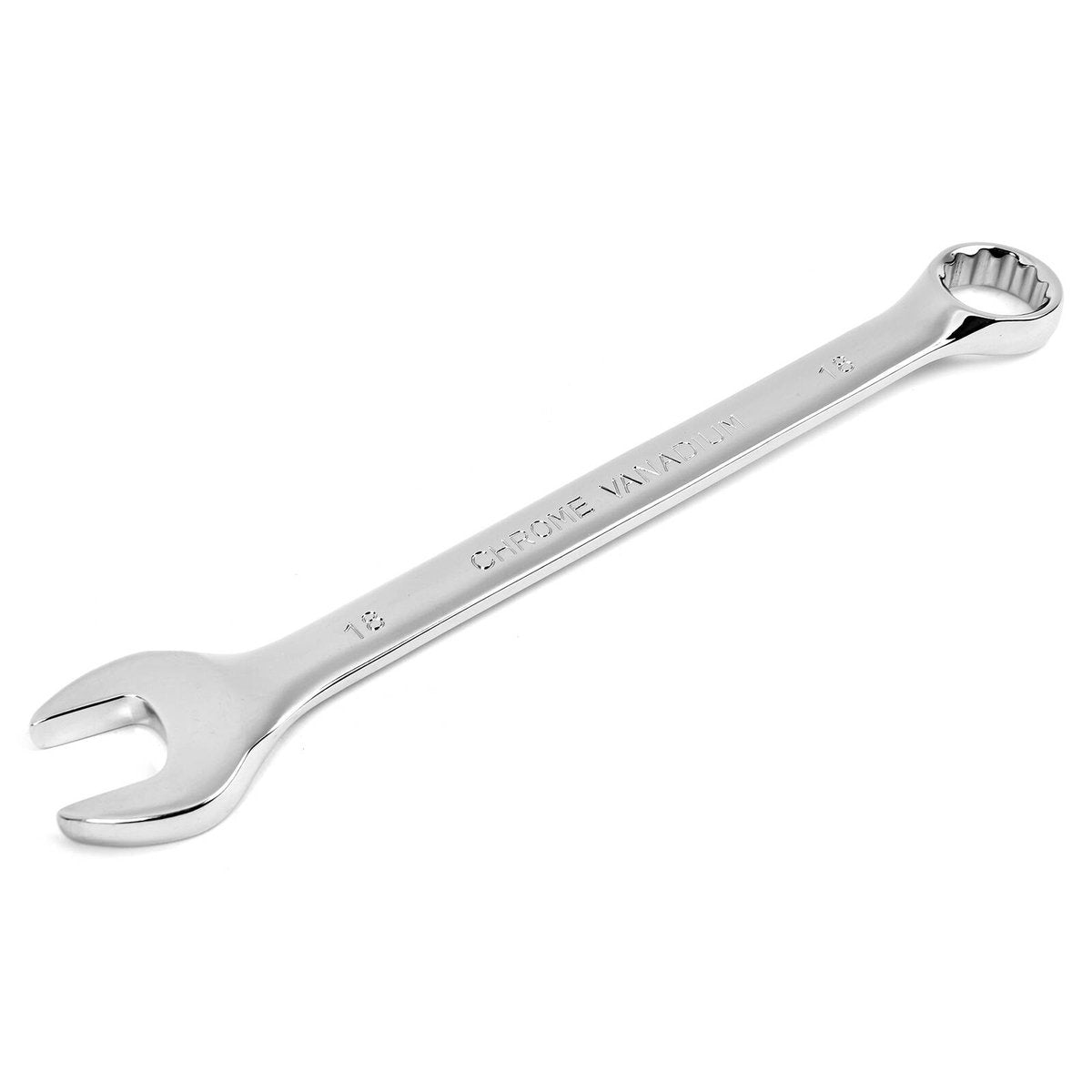 Trojan 18mm Combination Spanner, Chrome Vanadium 12 Point Ring End
