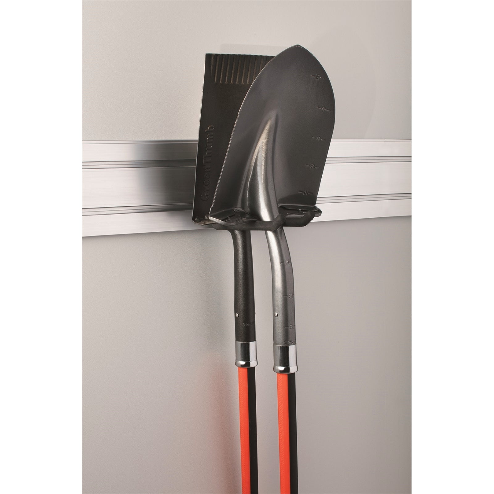 StorEase Double Hook 20cm Powder-Coated Steel Wall Track Storage Hook 22kg
