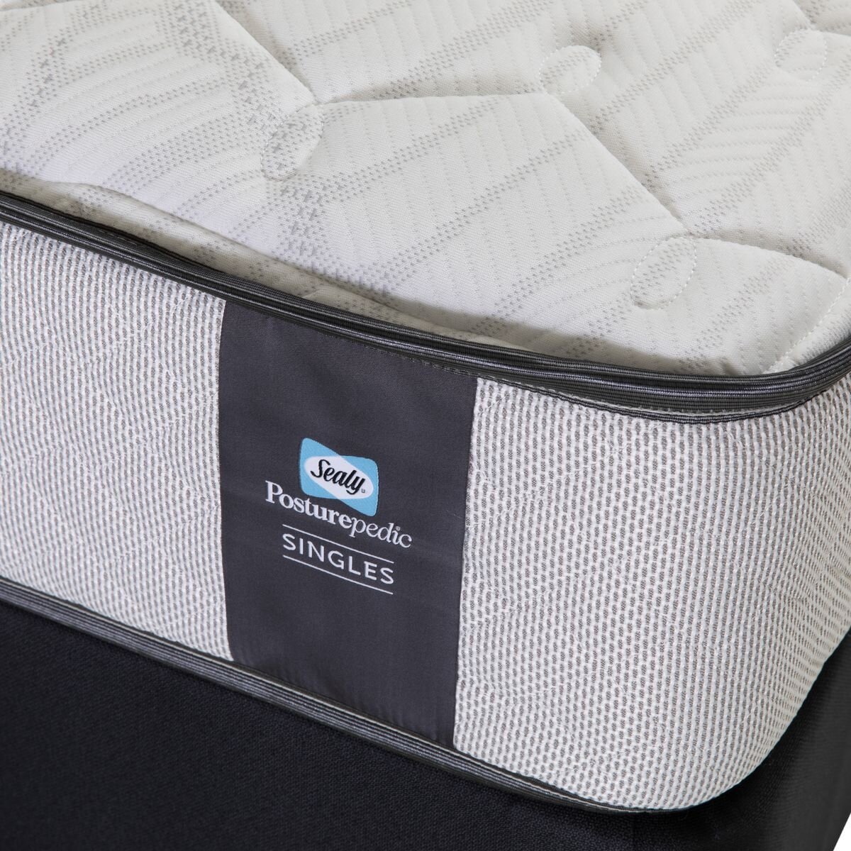 Sealy Posturepedic Eva Firm Long Single Mattress - 2 Stage Titanium AlignSupport - SmarTex - 902150