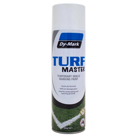 Dy-Mark Turf Master Grass Marking Paint 500g White Quick Dry - SuperSaverAU - view 1